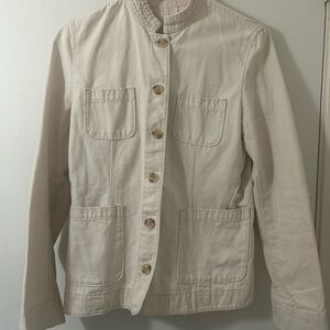 GAP Cream Cotton Jacket size small